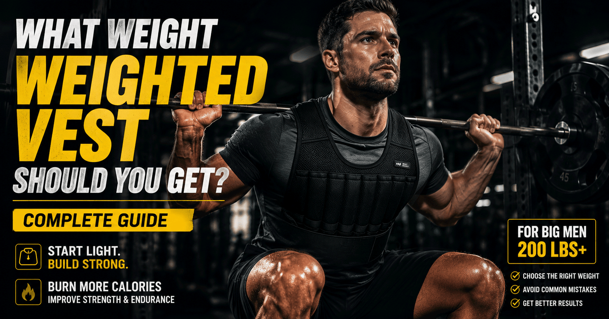 Over 200 lbs? Here is Exactly How Much Vest Resistance You Need