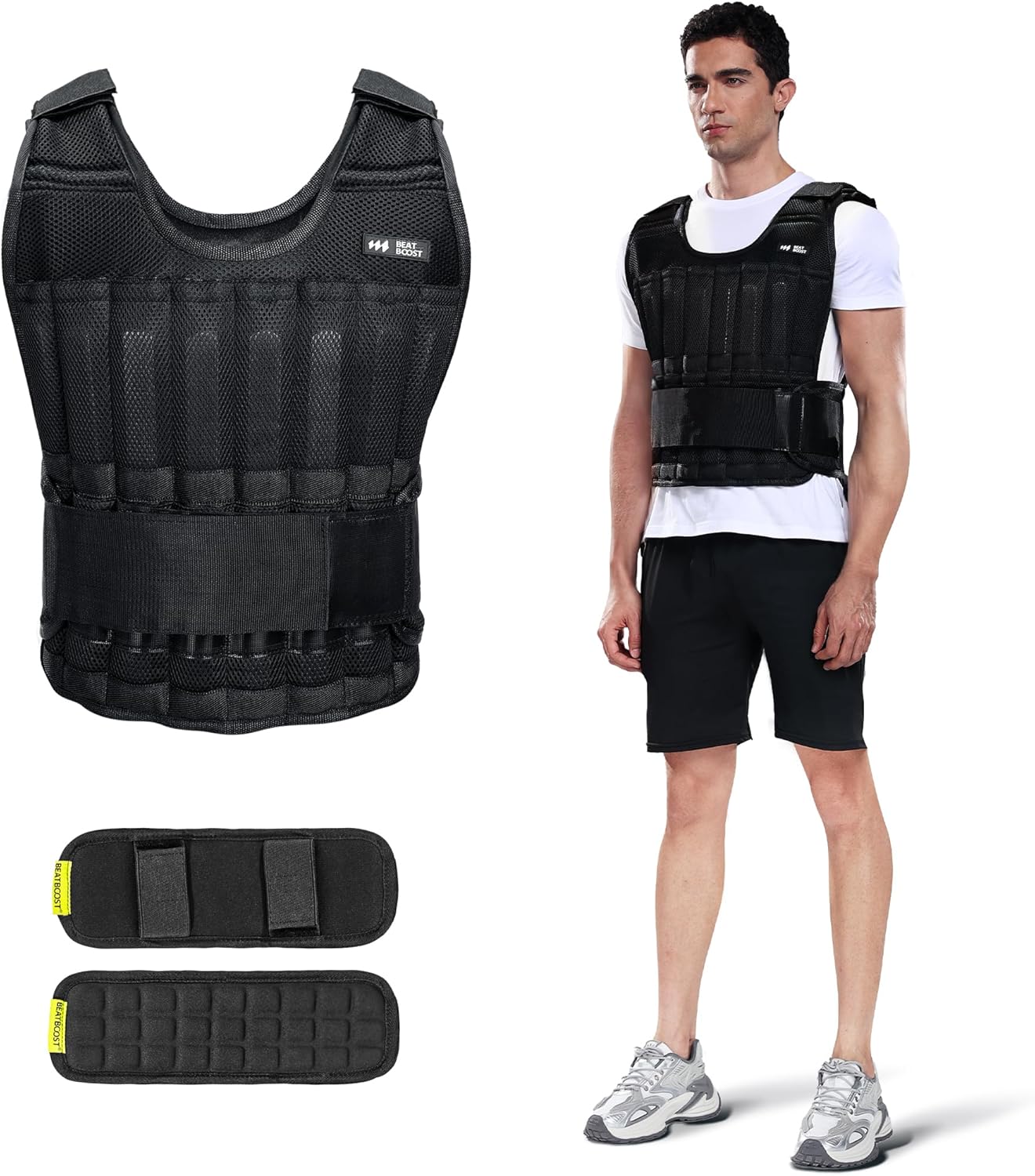 adjustable weighted vest with steel plates