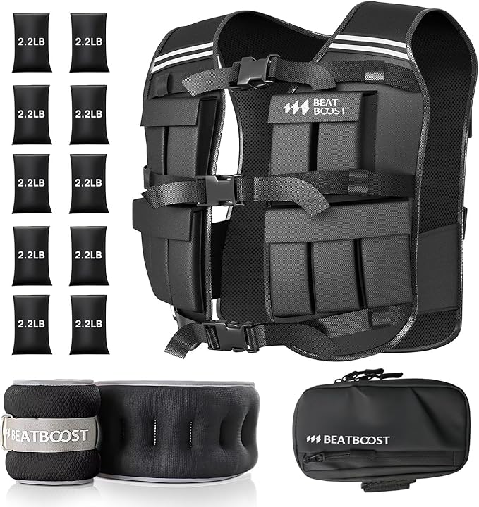 Heavy-duty weight vest for men and women fitness training