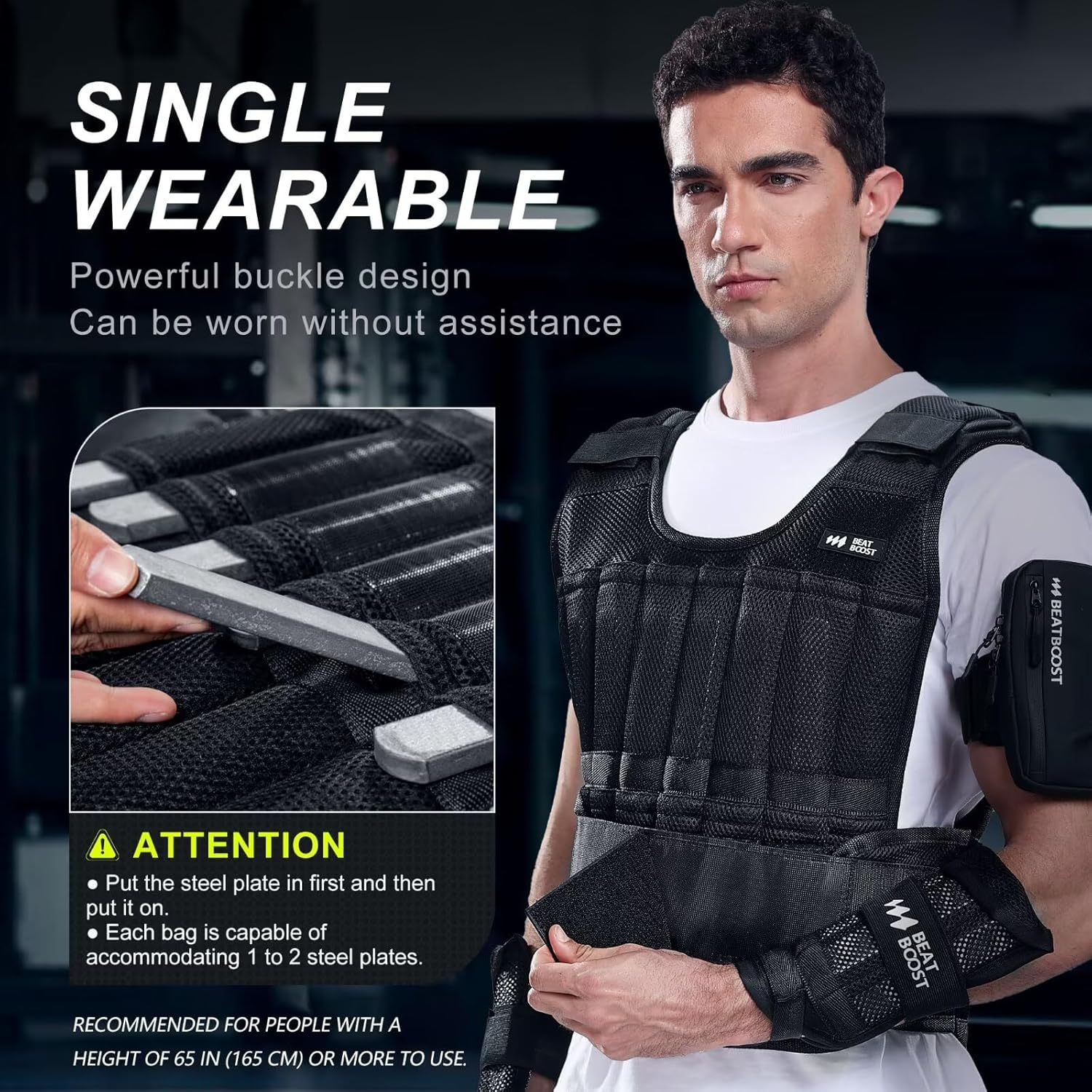 heavy duty weight vest for men and women