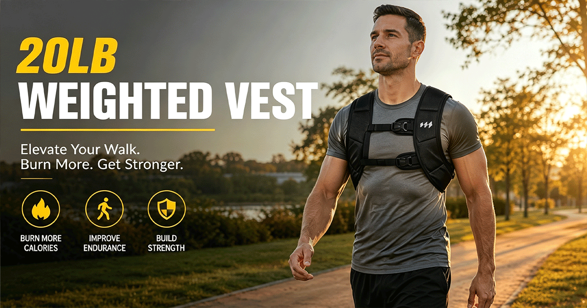 The 20LB Weighted Vest Walking Protocol: Burn Calories Without Hurting Your Knees