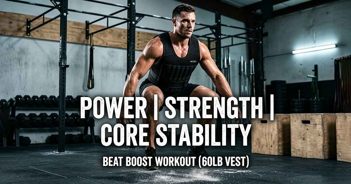Weighted Vest Workouts: Build Power, Strength, and Core Stability