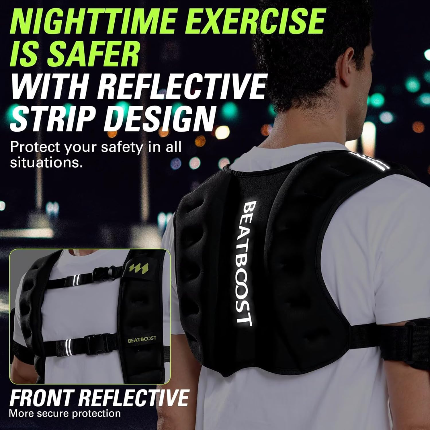 adjustable iron sand weight vest for daily exercise