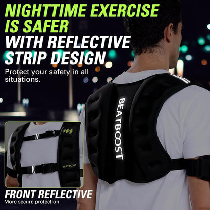 adjustable iron sand weight vest for daily exercise