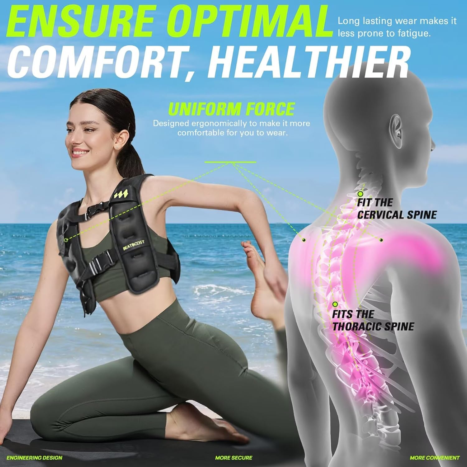 full body workout vest set with ankle weights and towel