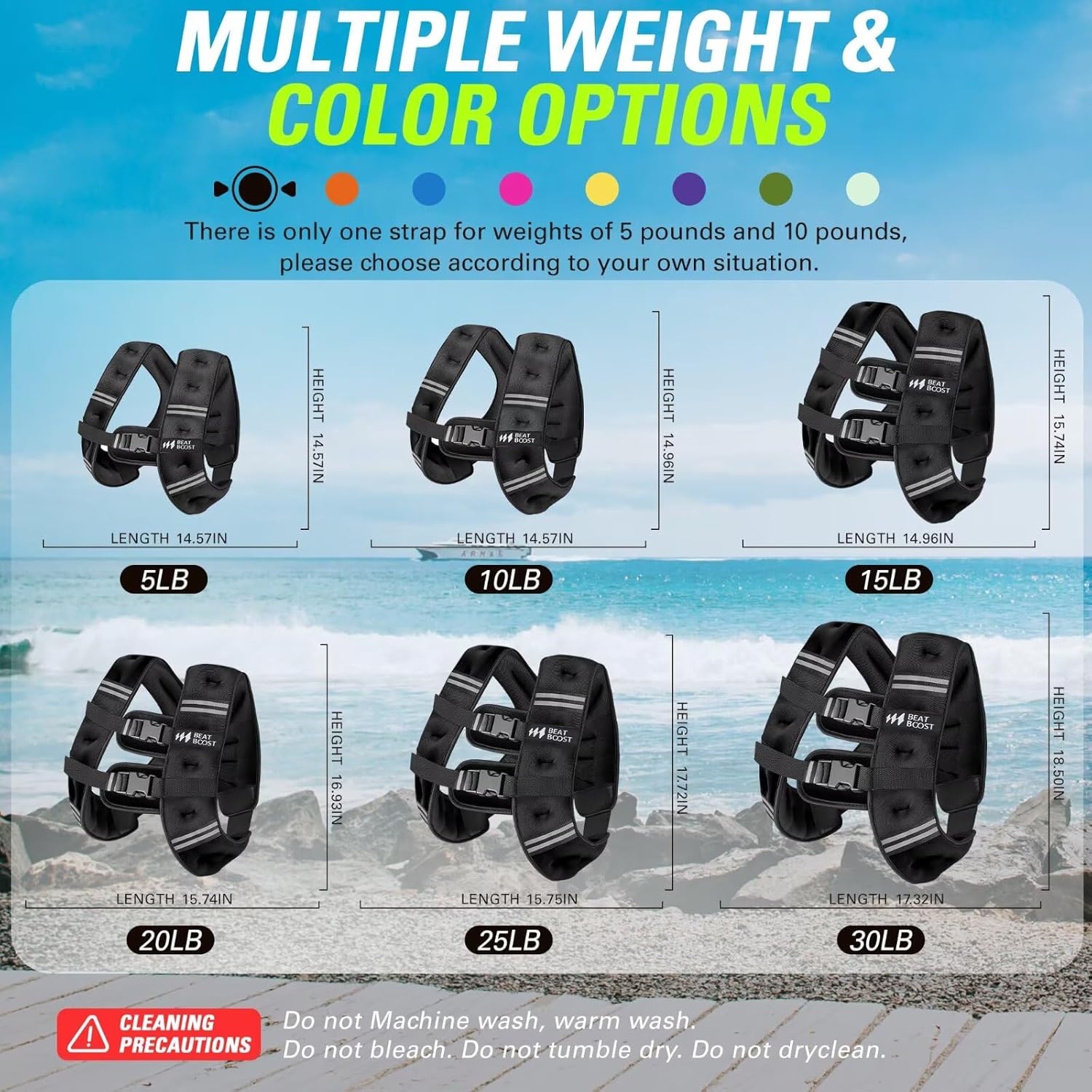 adjustable exercise vest for strength training
