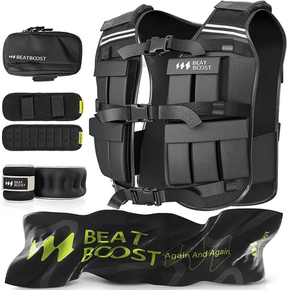 Heavy-duty weight vest for men and women fitness training
