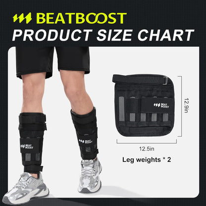 Adjustable Ankle Weights 10lb/15lb/20lb
