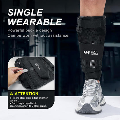 Adjustable Ankle Weights 10lb/15lb/20lb