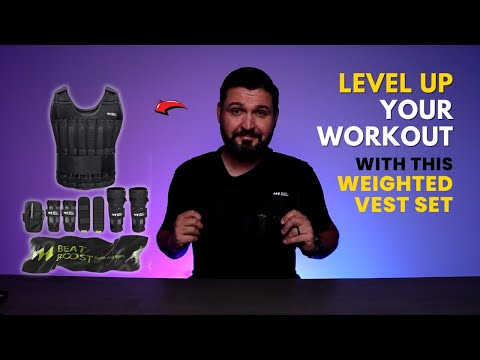 Weighted Vest with Steel Plates(Adjustable)